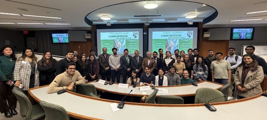 Pakistan Ambassador urges Harvard youth to be AI trailblazers, build bridges