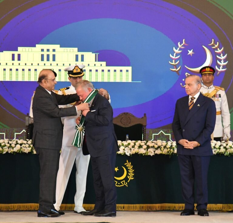 Pak-Jordan vow to boost humanitarian, development cooperation