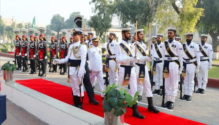 Pak NAVY ASSUMES GUARD DUTIES AT MAUSOLEUM OF ALLAMA IQBAL