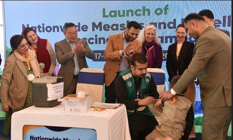 Pakistan Launches Nationwide Measles-Rubella Vaccination Campaign to Protect 34 Million Children