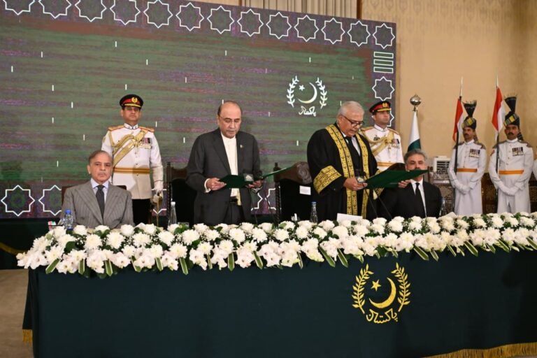 Justice Aminuddin Sworn in as first Chief Justice of Federal Constitutional Court