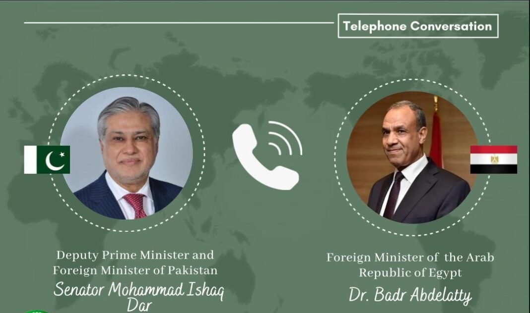 Pak-Egypt vow to promote regional peace, stability