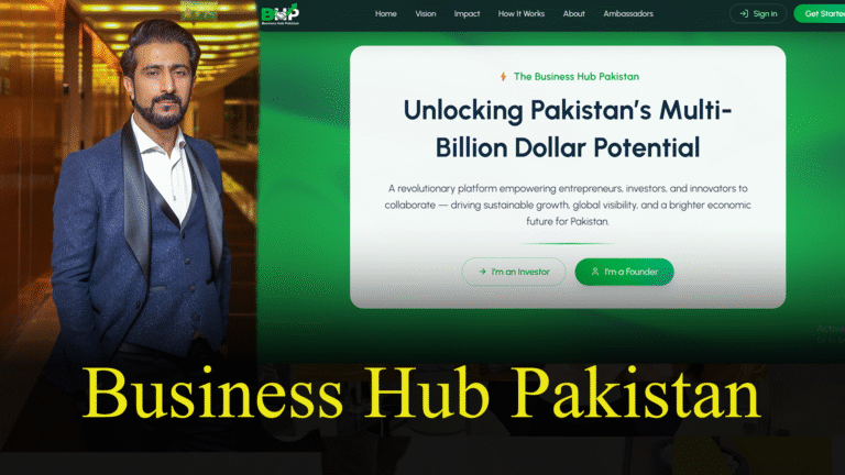 Business Hub Pakistan links verified businesses and investors, Shakeel Ahmad Meer