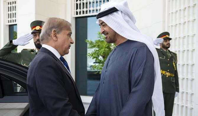 President of UAE arrives in Islamabad on day official visit