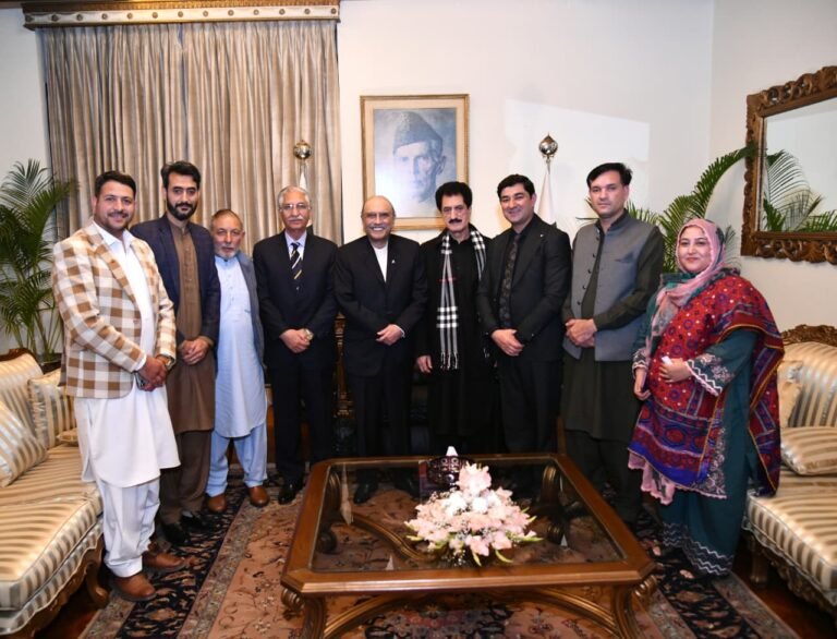 President meets party delegation from Gilgit-Baltistan