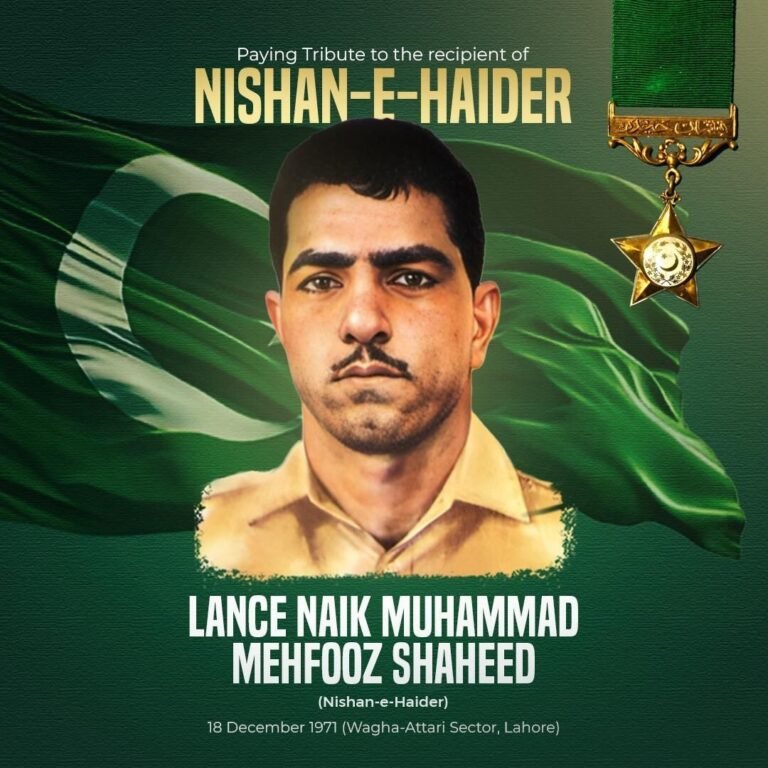 Martyrdom anniversary of Lance Naik Mehfooz Shaheed