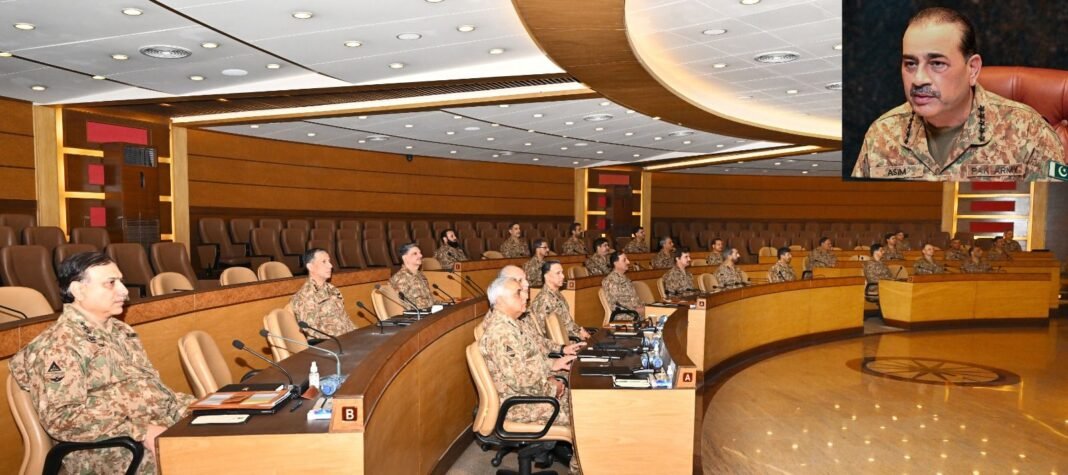 Military leadership reject terrorism, crime, political nexus