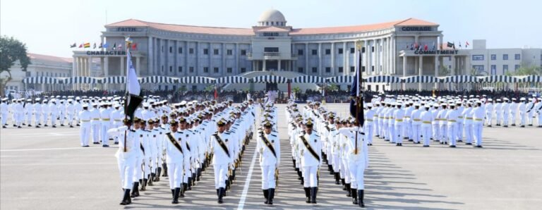 Passing out parade of 124th Midshipmen & 32nd SSC held in PNA