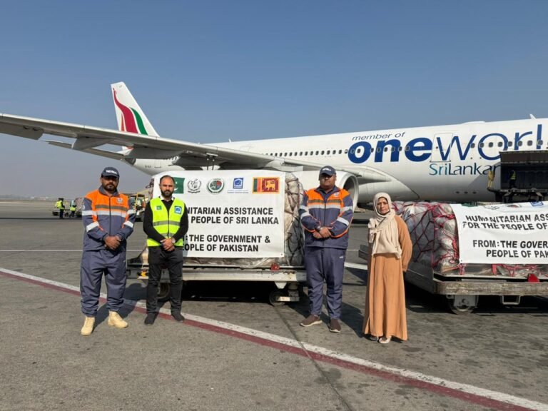 Pakistan Dispatches additional Humanitarian Assistance to Sri Lanka