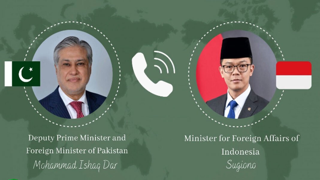 Dar, Indonesian FM discuss regional developments