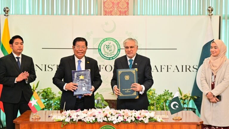 DPM, Than Swe sign MoU on political consultations