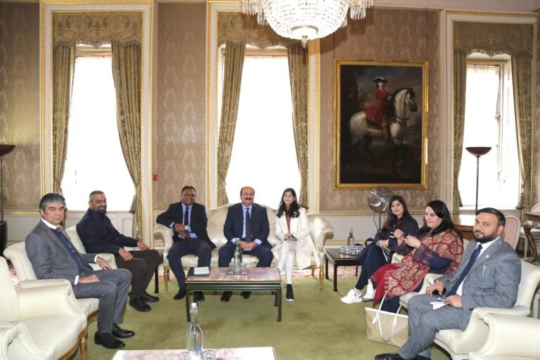 Chairman PMYP holds high level meetings at high commission and Commonwealth