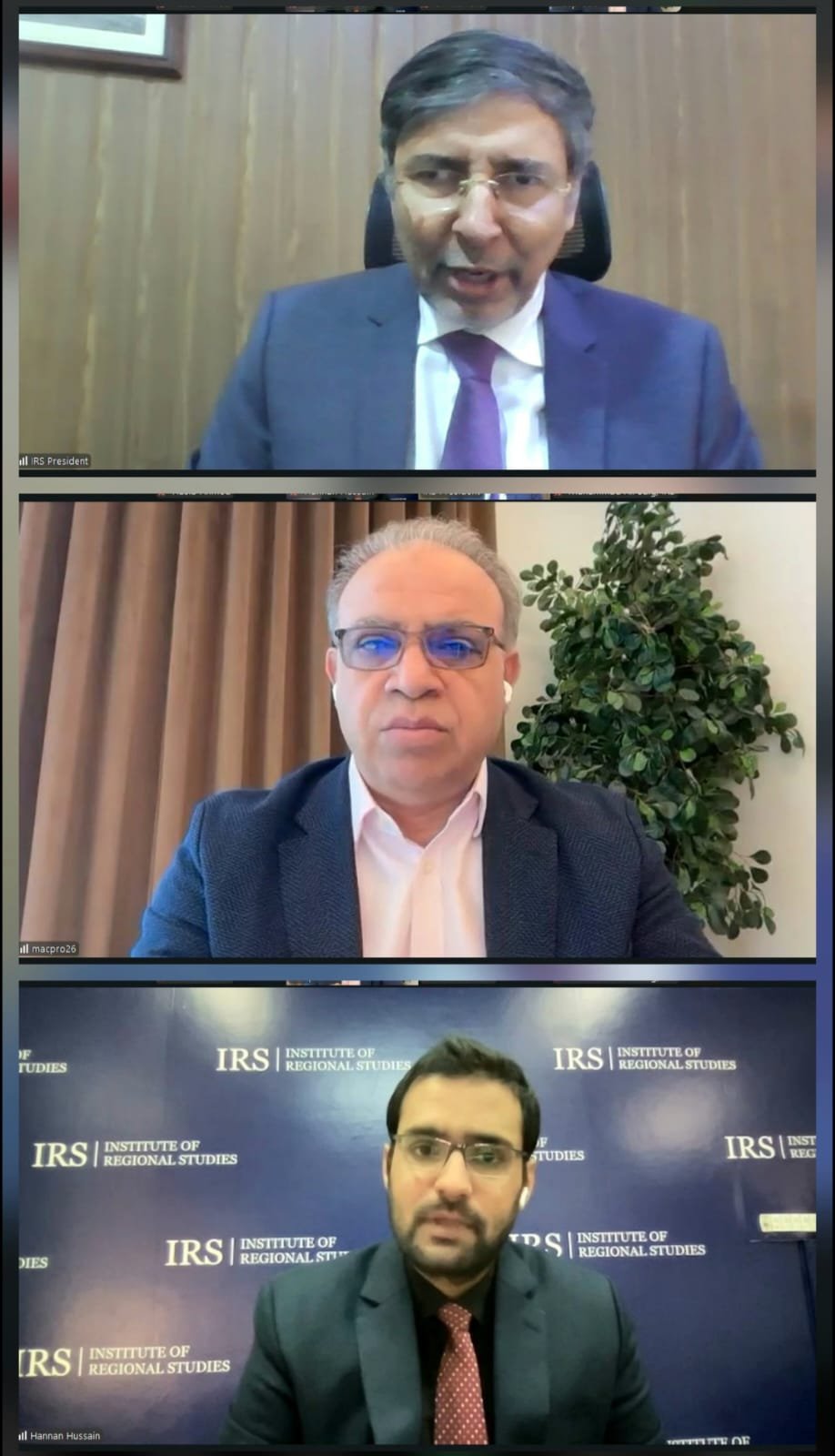 IRS hosts expert Webinar on Israel–Gaza Conflict and Regional Peace Prospects