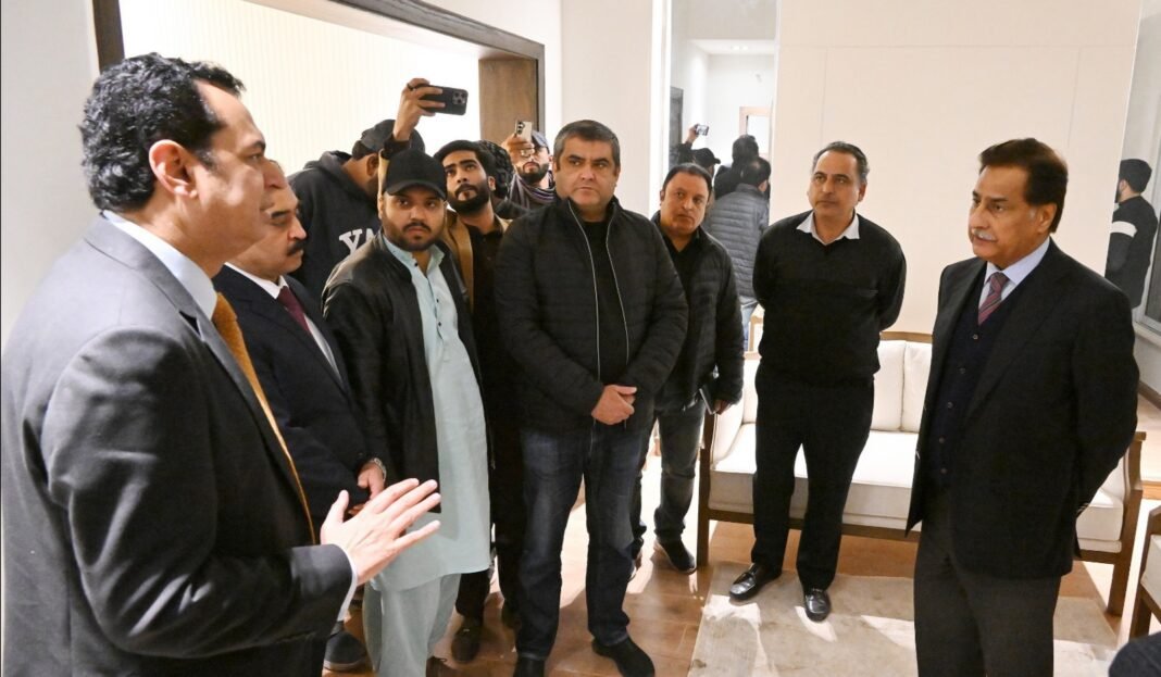 Speaker NA visits 104 family suites in Parliament Lodges