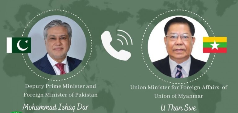 Dar, Myanmar FM review current level of bilateral ties