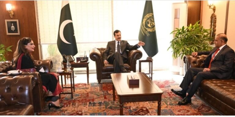 Chairman Senate Meets Newly Elected Senator Abid Sher Ali