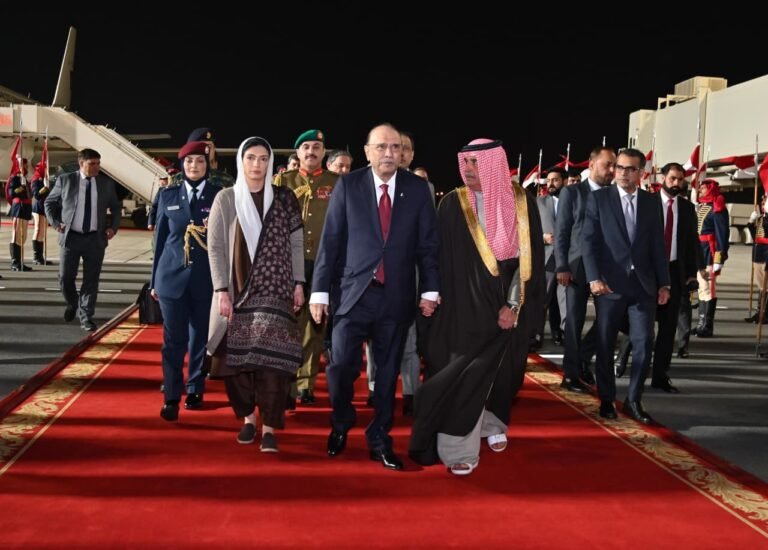 President arrives in Manama on four-day official visit
