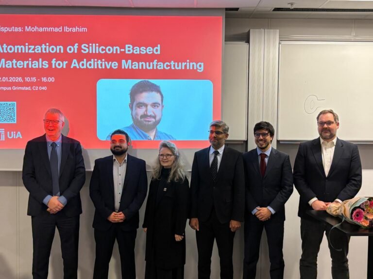 Pakistani scholar awarded doctorate in Metal 3D Printing in Norway