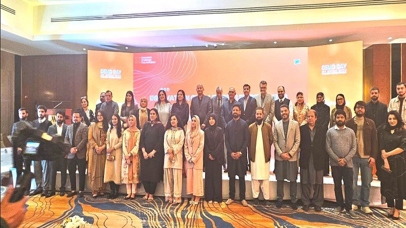 Government officials supporting inclusive innovation at Demo Day