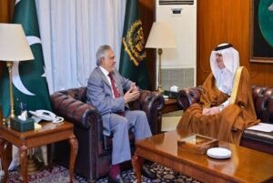 Nawaf bin Saeed Ahmad Al-Malkiy, Ambassador of the Kingdom of Saudi Arabia to Pakistan,  called on Deputy Prime Minister/Foreign Minister Senator Mohammad Ishaq Dar.