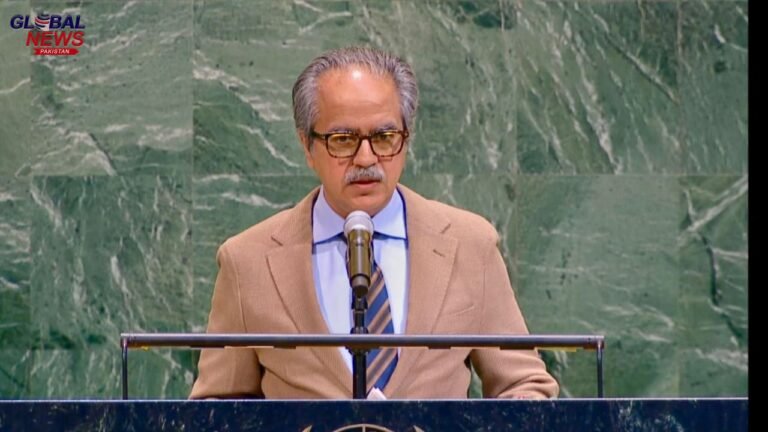 Pakistan’s UN Ambassador Asim Iftikhar Ahmad Addresses Youth Leadership Conference on “Future We Want”