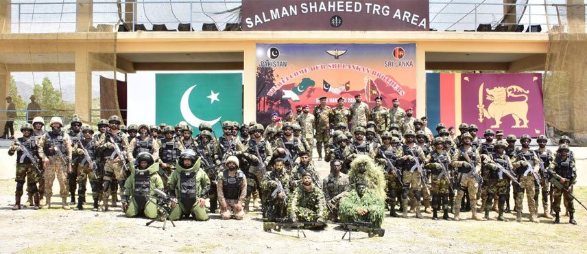 Pak-Sri Lanka joint military exercise concludes at Tarbela