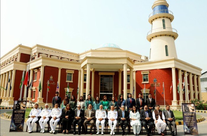A seminar titled "Marka-e-Haq After One Year: Deterrence, Diplomacy and Narrative in South Asia" was organised by the Maritime Centre of Excellence (MCE) at Pakistan Navy War College (PNWC), Lahore.