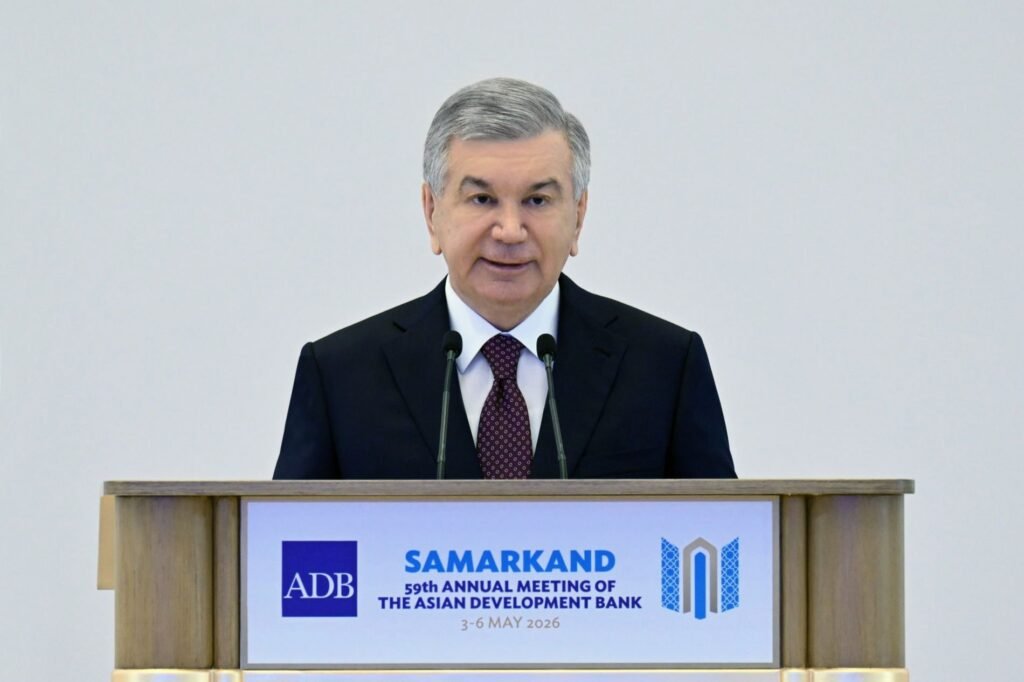 resident Shavkat Mirziyoyev welcomed world leaders and senior banking officials as Uzbekistan hosted the 59th Annual Meeting of the Board of Governors of the Asian Development Bank. Addressing the distinguished gathering, which included bank governors and international delegates. President Mirziyoyev expressed his sincere pleasure in welcoming participants to what he described as a prestigious and honorable forum for his country.