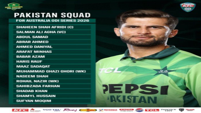PCB announced the ODI Series against Australia
