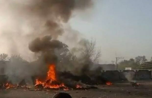 Two Officers Martyred in PAF Trainer Aircraft Crash Near Mardan