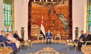 Pak, Saudi, Türkiye, and Egypt FMs Hold Joint Meeting with President El-Sisi