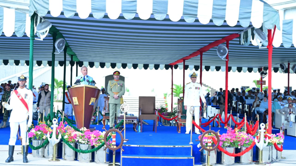 PM Shehbaz reaffirms support for Pakistan Navy on Regional Peace