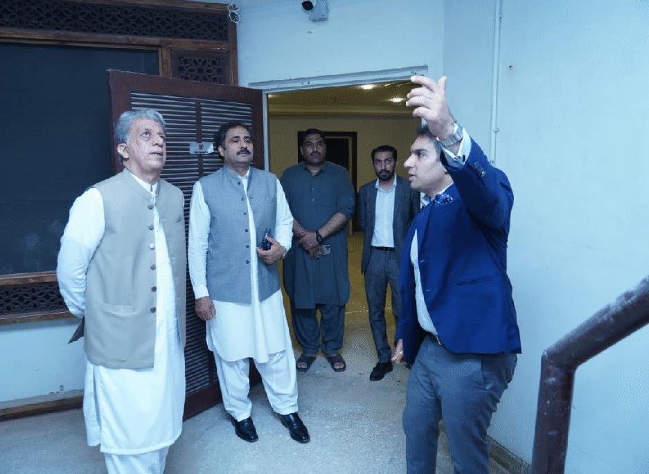 Culture Secretary Inspects Renovation Work at Alhamra Academy