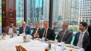 Ahsan Iqbal Urges Chicago Diaspora to Invest in Pakistan