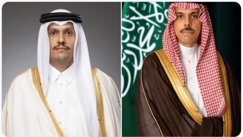 Qatari PM Holds Phone Call with Saudi Foreign Minister