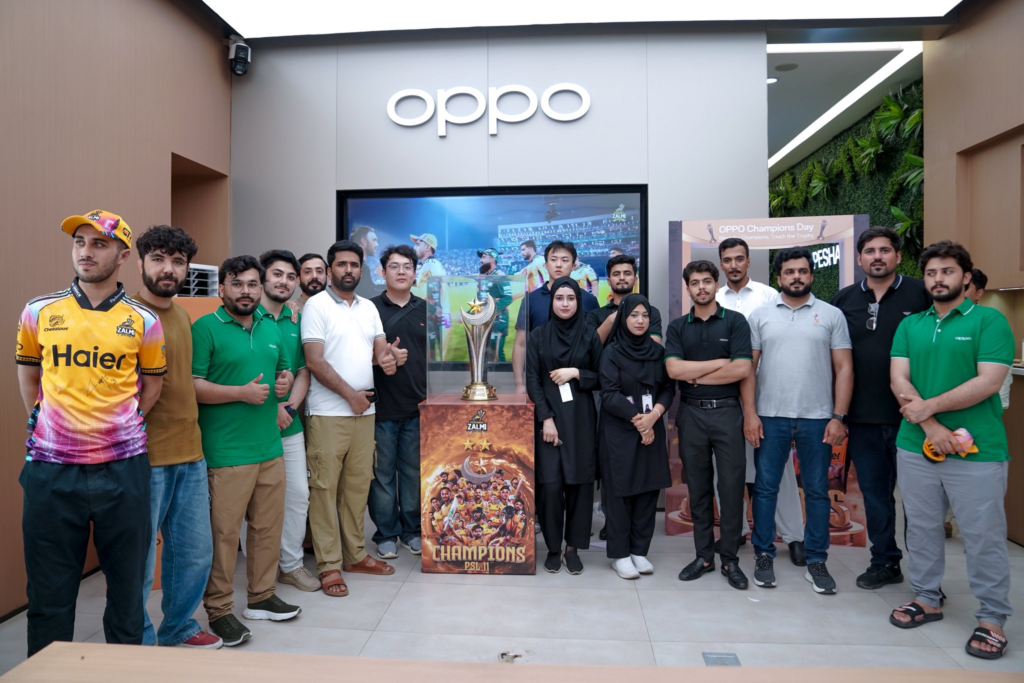 OPPO Celebrates Peshawar Zalmi's PSL 2026 trophy with Players