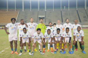 World Cup Celebration Exhibition Football Matches Held at Jinnah Stadium