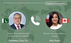 Dar, Canadian FM Discuss Regional Developments