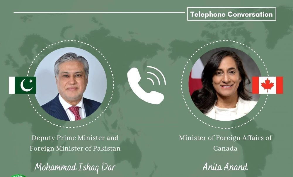 Dar, Canadian FM Discuss Regional Developments
