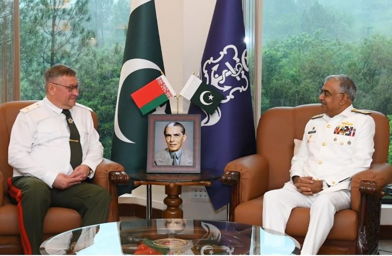 PAF, Naval Chief Meet Belarus Delegation to Discuss Defence Cooperation