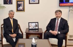 President's Spokesperson Bids Farewell to Kazakh Envoy