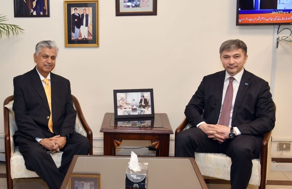 President's Spokesperson Bids Farewell to Kazakh Envoy