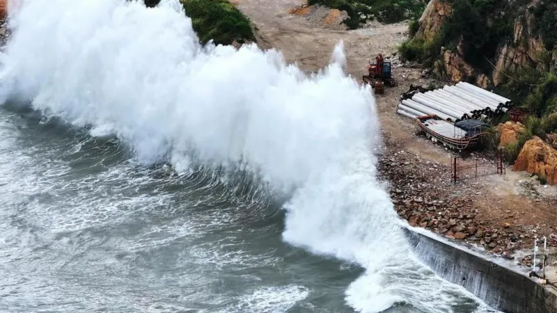 China moves over a million people as Typhoon Dolphin makes landfall