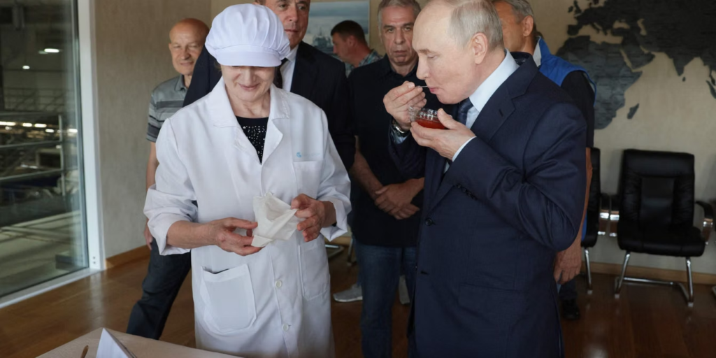 Putin Visits Disputed Kuril Island, Drawing Sharp Protest From Japan