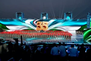 President felicitates Uzbek President on 35th Independence Day