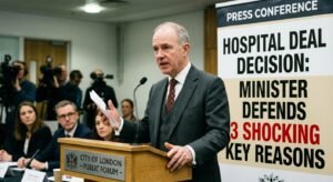 Health Minister Defends Controversial Hospital Deal Decision