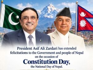 President Congratulates Nepal on Constitution Day, National Day