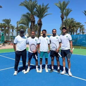 Pakistan Davis Cup Team Arrives in Monastir for World Group II Tie