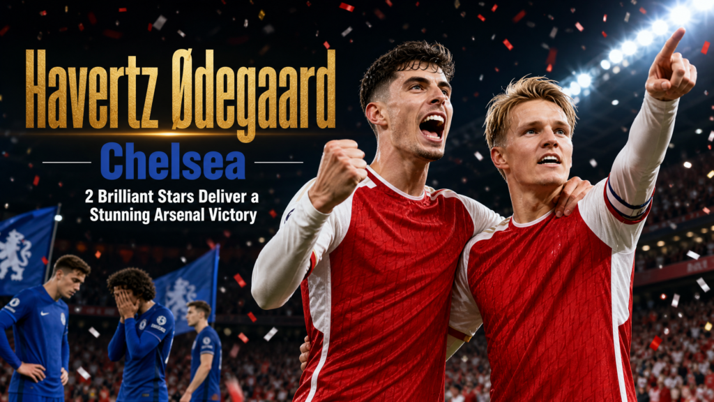 Arsenal Down Chelsea in Havertz-Odegaard Show
