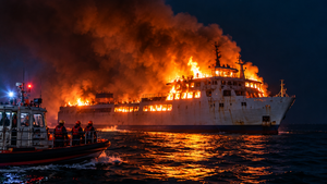 Five Dead, Over 80 Missing After Philippine Ferry Catches Fire